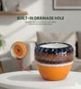 Dual Tone Glazed Ceramic Planter Pot