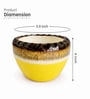 Dual Tone Glazed Ceramic Planter Pot