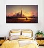 Dubai Skyline Multicolour Canvas Art Print