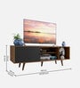Dubai TV Console In Black And Brown Color