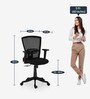 Dublin Breathable Mesh Ergonomic Chair in Black Colour