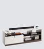 Dubliss Tv Console In Wenge & Frosty White Finish