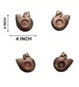 Duck Terracotta Gold Tea Light Set (Pack Of 4)
