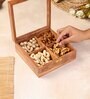 Laos Brown Wood  1 Pcs Spice Box