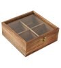 Laos Brown Wood  1 Pcs Spice Box