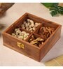 Laos Brown Wood  1 Pcs Spice Box