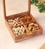 Laos Brown Wood  1 Pcs Spice Box
