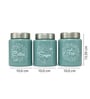 Moss-Green Stainless Steel 800Ml (Set of 3) Storage Jar & Containers