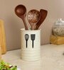Ivory  Metal  1 Pcs Cutlery holder
