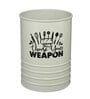 Beige Metal  1 Pcs Cutlery holder