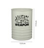 Beige Metal  1 Pcs Cutlery holder