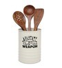 Beige Metal  1 Pcs Cutlery holder
