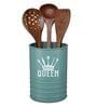 Moss-Green Metal  1 Pcs Cutlery holder