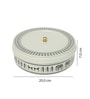 White & Blue Stainless Steel 1.5 Ltr 1 Pcs Casserole