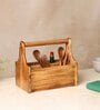 Uganda Brown Wood  1 Pcs Cutlery holder