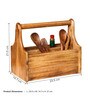 Uganda Brown Wood  1 Pcs Cutlery holder