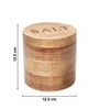 Brown Narural Wood 900Ml 1 Pcs Storage Jar & Containers With Megnatic Lid