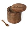 Brown Wood 900Ml 1 Pcs Storage Jar & Containers With Megnatic Lid