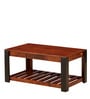 Deux Solid Wood Coffee Table in Dual Tone Finish