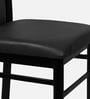 Duke Metal Dining Chair In Black Colour