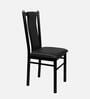 Duke Metal Dining Chair In Black Colour