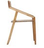 Dulwich Solid Wood Armchair in Natural Finish