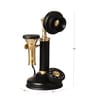 Vintage Looking Phone Black Brass
Showpiece