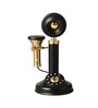 Vintage Looking Phone Black Brass
Showpiece