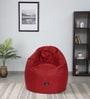 Duncan XXXL Bean Bag with Beans in Red Colour