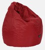 Duncan XXXL Bean Bag with Beans in Red Colour