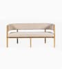 Dune Bench In White Finish