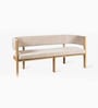 Dune Bench In White Finish