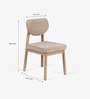 Dune Dining Chair In White Finish