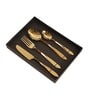 Dune Hammered Cutlery Set Gold