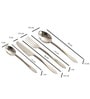 Dune Hammered Cutlery Set Silver
