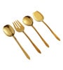 Dune Hammered Serving Set Gold