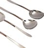 Dune Hammered Serving Set Silver
