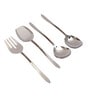 Dune Hammered Serving Set Silver