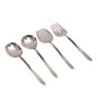 Dune Hammered Serving Set Silver