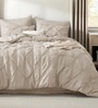 Dune Pin Tuck Winter Comforter And Pillow Shams