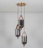 Duo Integrated LED Metal Ceiling Pendant (Brass)