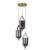 Duo Integrated LED Metal Ceiling Pendant (Brass)