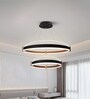 Duoring 50W | 60 Cm | Google & Alexa | Height Adjustable | 3 Light Mode | Modern LED Ceiling Chandelier for Living Room, Dining, Bedroom, Hall, Kitchen, Office,Luxury Decorative Lighting