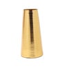 Golden Durable Metal Flower Vase