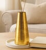 Golden Durable Metal Flower Vase