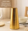 Golden Durable Metal Flower Vase