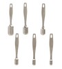Durable Silver Metal (Set of 6) Measuring Spoon