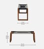 Durante Sheesham Wood 2 Seater Bench In Natural Finish