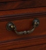 Durbar Sheesham Wood Bedside Table In Honey Oak Finish