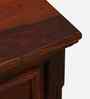 Durbar Sheesham Wood Bedside Table In Honey Oak Finish